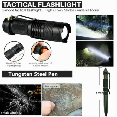 Набор для выживания 24 в 1 для кемпинга SOS